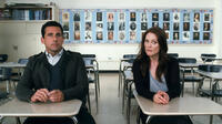 Steve Carell as Cal Weaver and Julianne Moore as Emily Weaver in "Crazy, Stupid, Love."
