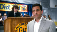 Jonah Bobo as Robbie and Steve Carell as Cal Weaver in "Crazy, Stupid, Love."