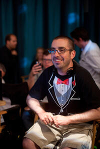 Director Joe Nussbaum on the set of "Prom."