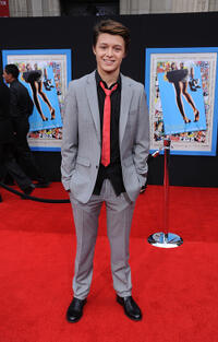 Nolan Sotillo at the California premiere of "Prom."