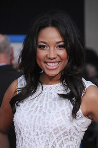 Kylie Bunbury at the California premiere of "Prom."