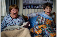 Robert Capron as Rowley and Zachary Gordon as Greg Heffley in "Diary of a Wimpy Kid 2: Rodrick Rules."