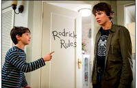 Zachary Gordon as Greg Heffley and Devon Bostick as Rodrick in "Diary of a Wimpy Kid 2: Rodrick Rules."