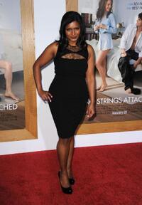 Mindy Kaling at the California premiere of "No Strings Attached."