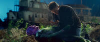 Temuera Morrison as Abin Sur and Ryan Reynolds as Hal Jordan in "Green Lantern."