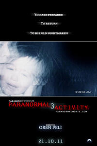 Poster art for "Paranormal Activity 3."
