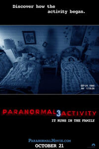 Poster art for "Paranormal Activity 3."