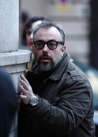 Director  Alex de la Iglesia on the set of "The Last Circus."