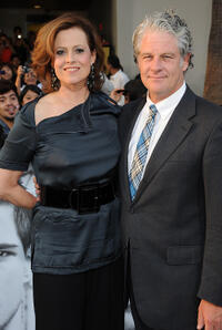 Sigourney Weaver and Jim Simpson at the California premiere of "Abduction."