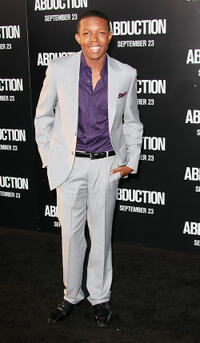 Denzel Whitaker at the California premiere of "Abduction."