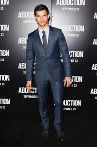 Taylor Lautner at the California premiere of "Abduction."