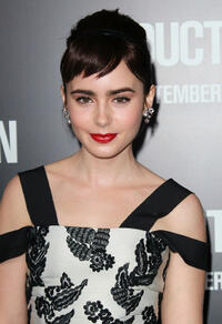 Lily Collins at the California premiere of "Abduction."