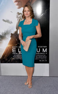 Jodie Foster at the California premiere of "Elysium."