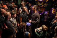 Anthony Mackie as Finn and Hugh Jackman as Charlie Kenton in "Real Steel."