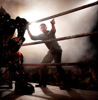 Hugh Jackman as Charlie Kenton in "Real Steel."