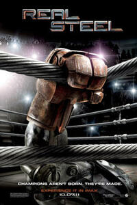 Poster art for "Real Steel: The IMAX Experience."