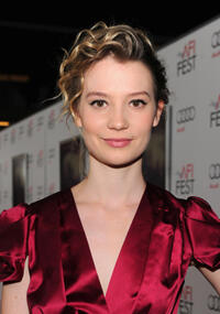 Mia Wasikowska at the California premiere of "Shame (2011)" during the AFI FEST 2011.