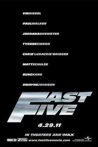 Poster art for "Fast Five: The IMAX Experience."