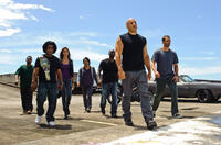 Vin Diesel, Jordana Brewster and Paul Walker in "Fast Five."