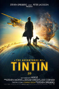 Poster art for "The Adventures of Tintin: The Secret of the Unicorn: An IMAX 3D Experience."