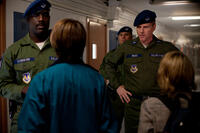 Richard T. Jones as Overmyer and Noah Emmerich as Nelec in "Super 8."