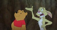 Winnie The Pooh and Rabbit in "Winnie The Pooh."