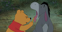 Winnie the Pooh and Eeyore in "Winnie The Pooh."