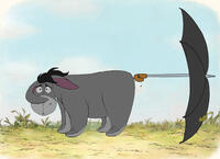 Eeyore in "Winnie The Pooh."