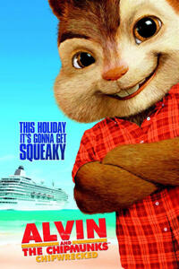 Poster art for "Alvin and the Chipmunks: Chipwrecked."
