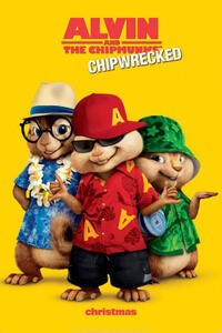 Poster art for "Alvin and the Chipmunks: Chipwrecked."