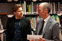 Ewan McGregor and writer/director Mike Mills on the set of "Beginners."