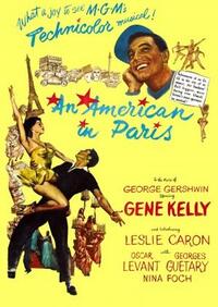Poster art for "An American in Paris"