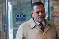 Laurence Fishburne as Dr. Ellis Cheever in "Contagion."