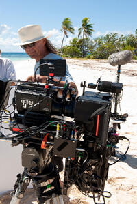 Director of Photography Dariusz Wolski on the set of "Pirates Of The Caribbean: On Stranger Tides."