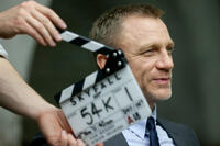 Daniel Craig as James Bond on the set of "Skyfall."