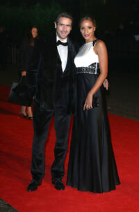 Ola Rapace and Guest at the after party of the Royal world premiere of "Skyfall" in London.