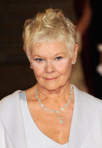 Judi Dench at the Royal world premiere of "Skyfall" in London.