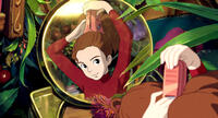 Arrietty voiced by Bridgit Mendler in "The Secret World of Arrietty."