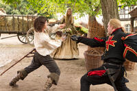 Logan Lerman, Gabriella Wilde and Carsten Norgaard in "The Three Musketeers."