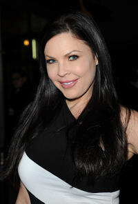 Christa Campbell at the California premiere of "Drive Angry."