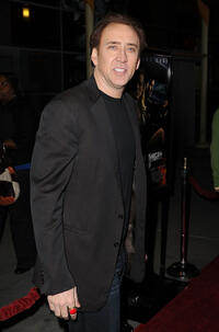 Nicolas Cage at the California premiere of "Drive Angry."