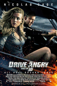 Poster art for "Drive Angry."