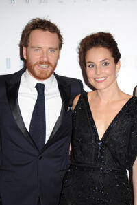 Michael Fassbender and Noomi Rapace at the World premiere of "Prometheus" in England.