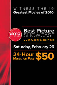 Poster art for "AMC 2011 Best Picture Showcase 24-hour Marathon."