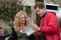 Heather Graham and director John Schultz on the set of "Judy Moody and the Not Bummer Summer."
