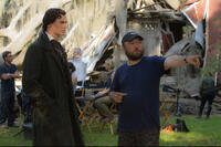 Benjamin Walker and director Timur Bekmambetov on the set of "Abraham Lincoln: Vampire Hunter."