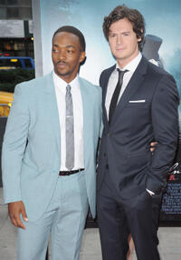 Anthony Mackie and Benjamin Walker at the New York premiere of "Abraham Lincoln: Vampire Hunter."