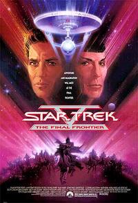 Poster art for "Star Trek V."
