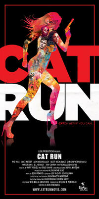 Poster art for "Cat Run."