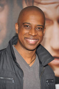 Keith Powell at the New York premiere of "50/50."